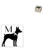 Rat Terrier Doppy Puppy Gummistempel (Stempel)