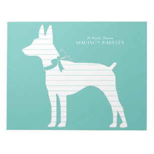 Rat Terrier Doppy Puppy Notizblock