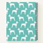 Rat Terrier Doppy Puppy Notizblock (Rückseite)