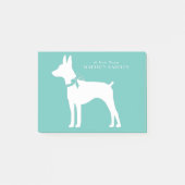 Rat Terrier Doppy Puppy Post-it Klebezettel (Vorderseite)