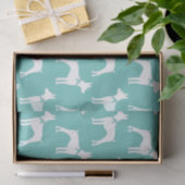 Rat Terrier Doppy Puppy Seidenpapier (Geschenk)