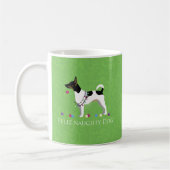 Rat Terrier Feliz Naughty Dog Weihnachten Kaffeetasse (Links)