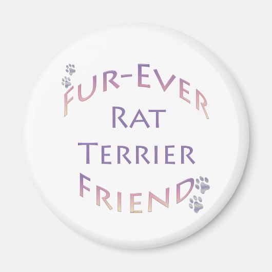 Rat Terrier Furever Friends Magnet (Vorne)
