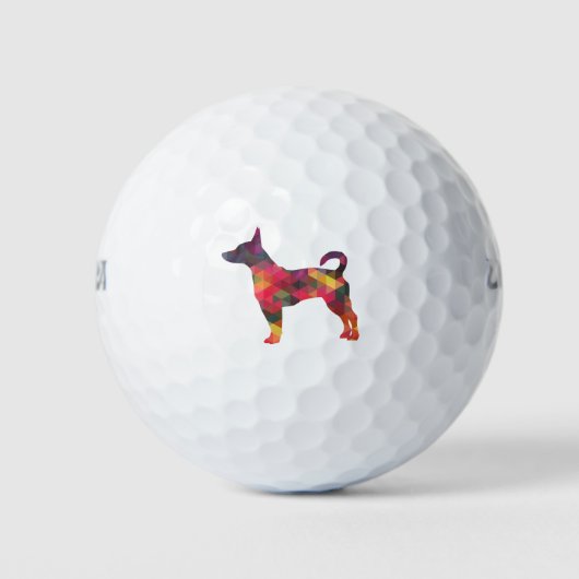 Rat Terrier Golf Ball (Vorderseite)