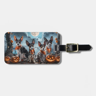 Rat Terrier Halloween Gruselig  Gepäckanhänger