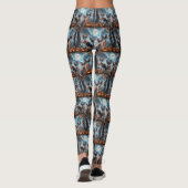 Rat Terrier Halloween Spooky Leggings (Rückseite)