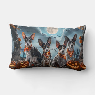 Rat Terrier Halloween Spooky Lendenkissen