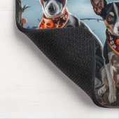 Rat Terrier Halloween Spooky Mousepad (Ecke)