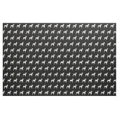 Rat Terrier Hund Silhouette Haustier Stoff (Fat Quarter (45,7 x 55,9 cm))