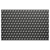 Rat Terrier Hund Silhouette Haustier Stoff (Fat Quarter (45,7 x 55,9 cm))