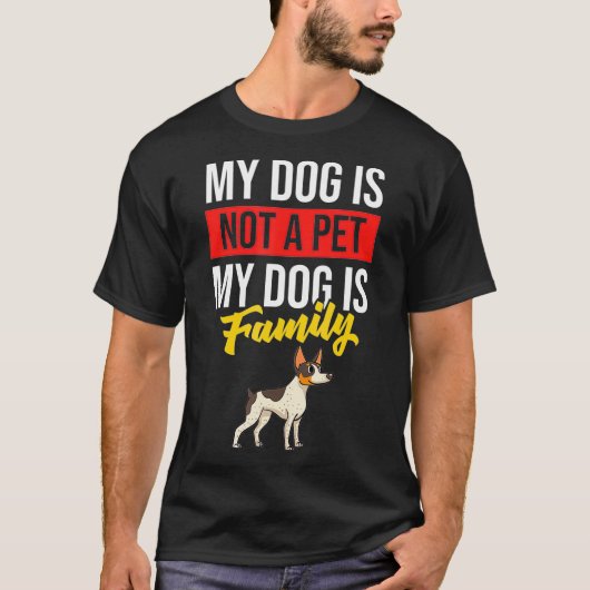 Rat Terrier Hund Welpen Eigentümer Lover _15 T-Shirt (Vorderseite)