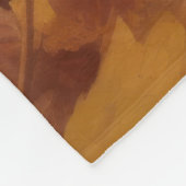 Rat Terrier im Herbst Leaves Fall Inspiriert Fleecedecke (Ecke)