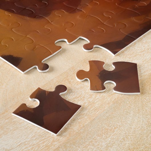 Rat Terrier im Herbst Leaves Fall Inspiriert Puzzle (Seite)