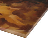 Rat Terrier im Herbst Leaves Fall Inspiriert Schneidebrett (Ecke)