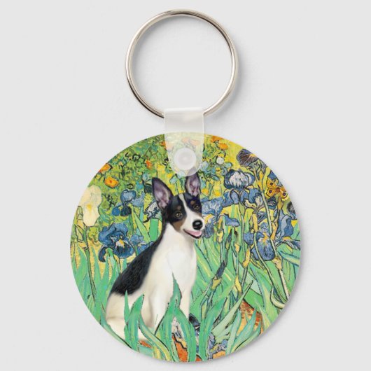 Rat Terrier - Iris Schlüsselanhänger (Vorderseite)