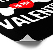 Rat Terrier Is My Valentine Rat Terrier Dog  Poster (Ecke)