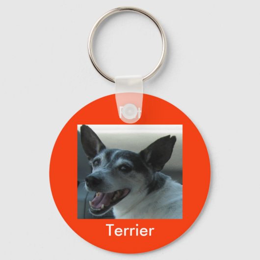 Rat Terrier Key Chain Schlüsselanhänger (Vorderseite)