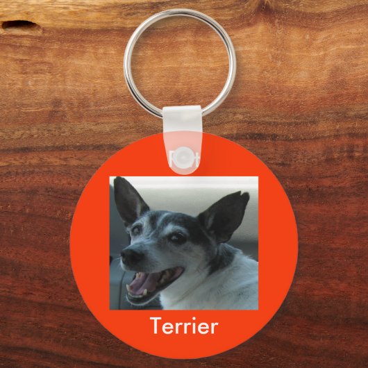 Rat Terrier Key Chain Schlüsselanhänger (Vorderseite)