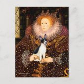 Rat Terrier - Königin Postkarte (Vorderseite)