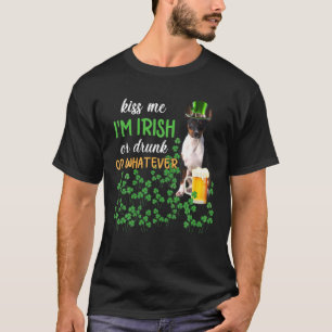 Rat Terrier küsste mich, ich bin irisch oder Betru T-Shirt