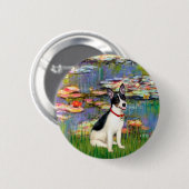 Rat Terrier - Lilien 2 Button (Vorne & Hinten)