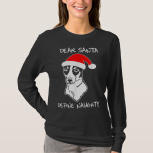 Rat Terrier lustige hässliche Weihnachtsgeschenke  T-Shirt