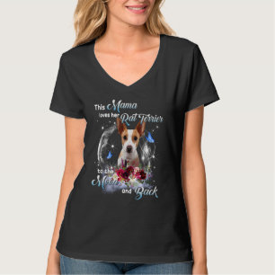 Rat Terrier Mama Dog Eigentümer glücklichen Mutter T-Shirt