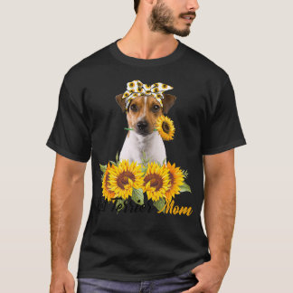 Rat Terrier Mama Sonnenblume Sommer Mama Women T-Shirt