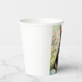 Rat Terrier mit Ostereier Pappbecher (Rechts)