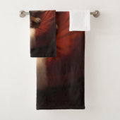 Rat Terrier mit Weihnachtsmann Weihnachten Badhandtuch Set (Insitu)