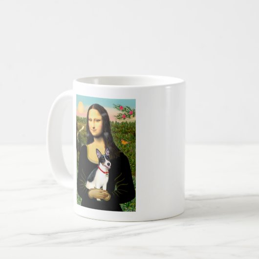 Rat Terrier - Mona Lisa Kaffeetasse (Vorderseite Links)
