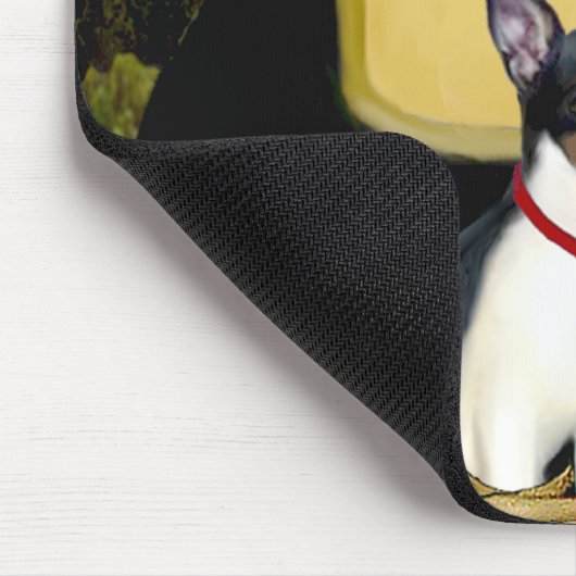 Rat Terrier - Mona Lisa Mousepad (Ecke)