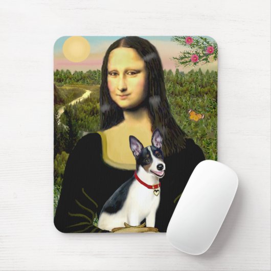 Rat Terrier - Mona Lisa Mousepad (Mit Mouse)