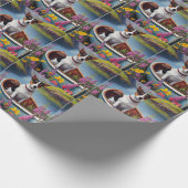 Rat Terrier on a Paddle: A Scenic Adventure Geschenkpapier (Ecke)