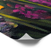 Rat Terrier on a Paddle: Ein Landschaftliches Aben Poster (Ecke)