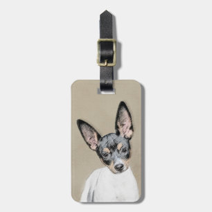 Rat Terrier Painting - Cute Original Dog Art Gepäckanhänger