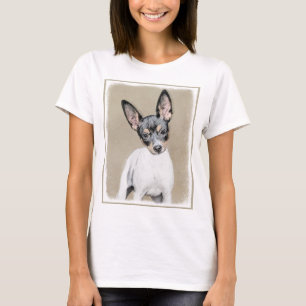Rat Terrier Painting - Niedliche Hundekunst T-Shirt