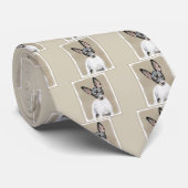 Rat Terrier Painting - Niedliche Original Dog Art Krawatte (Gerollt)