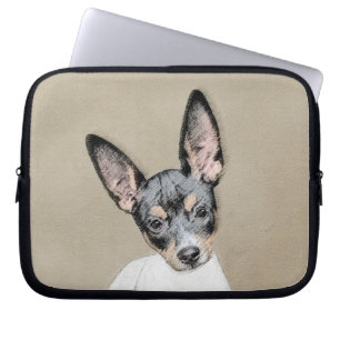 Rat Terrier Painting - Niedliche Original Dog Art Laptopschutzhülle