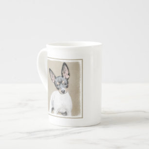 Rat Terrier Painting - Niedliche Original Dog Art Porzellantasse