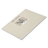 Rat Terrier Painting - Niedlicher Original Hunde A Notizblock (angewinkelt)