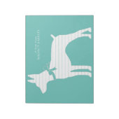 Rat Terrier Puppy Dog Notizblock (Rotiert)