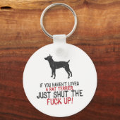 Rat Terrier Schlüsselanhänger (Vorderseite)