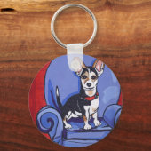 Rat Terrier Schlüsselkette Schlüsselanhänger (Vorderseite)
