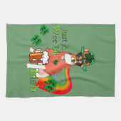 Rat Terrier St Patricks Küchentuch (Horizontal)
