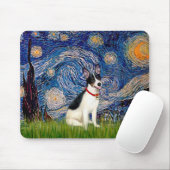Rat Terrier - Starry Night Mousepad (Mit Mouse)