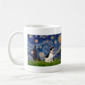 Rat Terrier - Sternennacht Kaffeetasse (Links)
