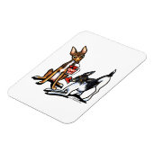 Rat Terrier Sweethearts Magnet (Linke Seite)