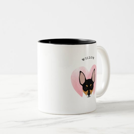 Rat Terrier Tasse (VorderseiteRechts)