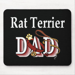 Rat Terrier Vater Geschenke Mousepad